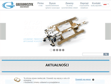 Tablet Screenshot of gregorczyk.com.pl